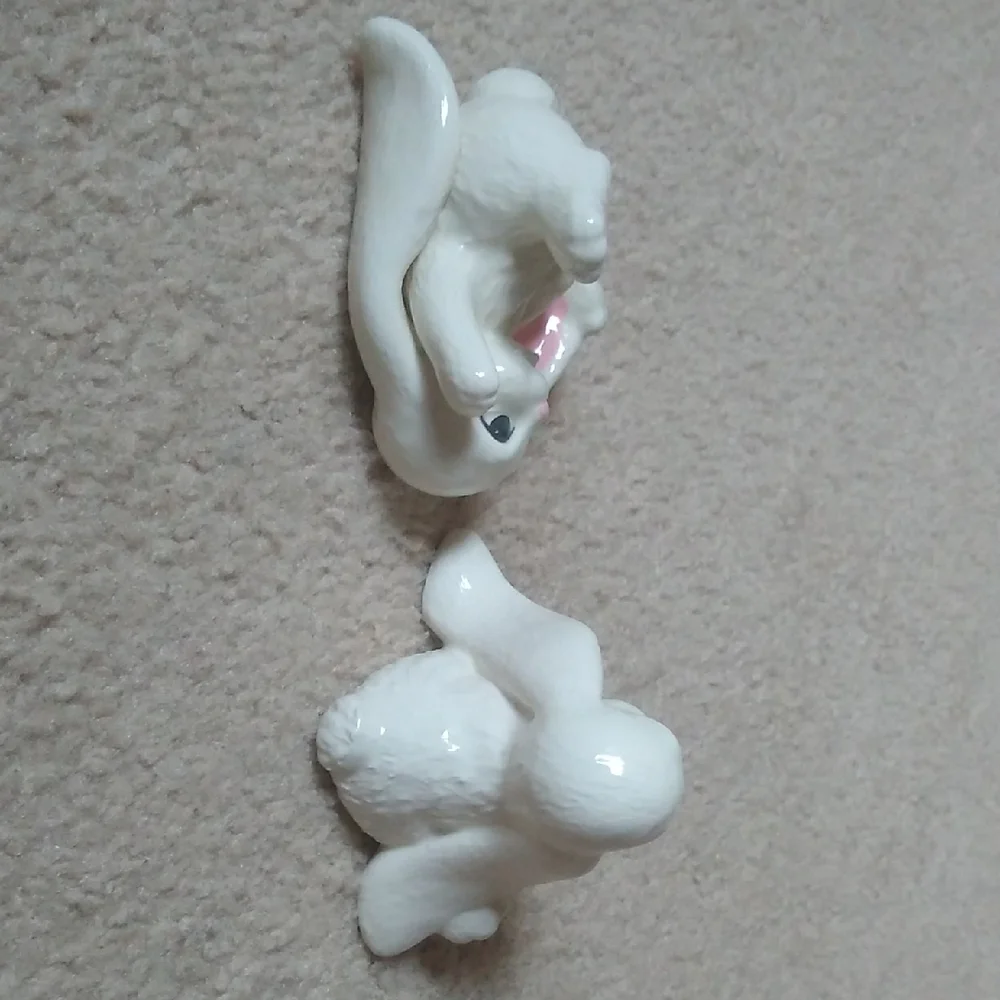 Ceramic Bunny Figurine Set